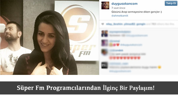 Süper Fm’in Sevilen Programcılarından İlginç Paylaşım