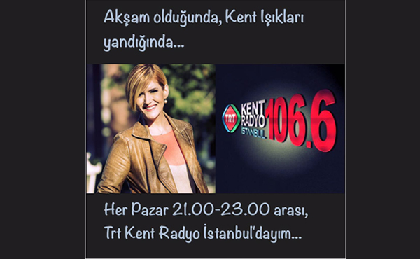Sunucu Özge Uzun TRT Kent Radyo İstanbul’da!