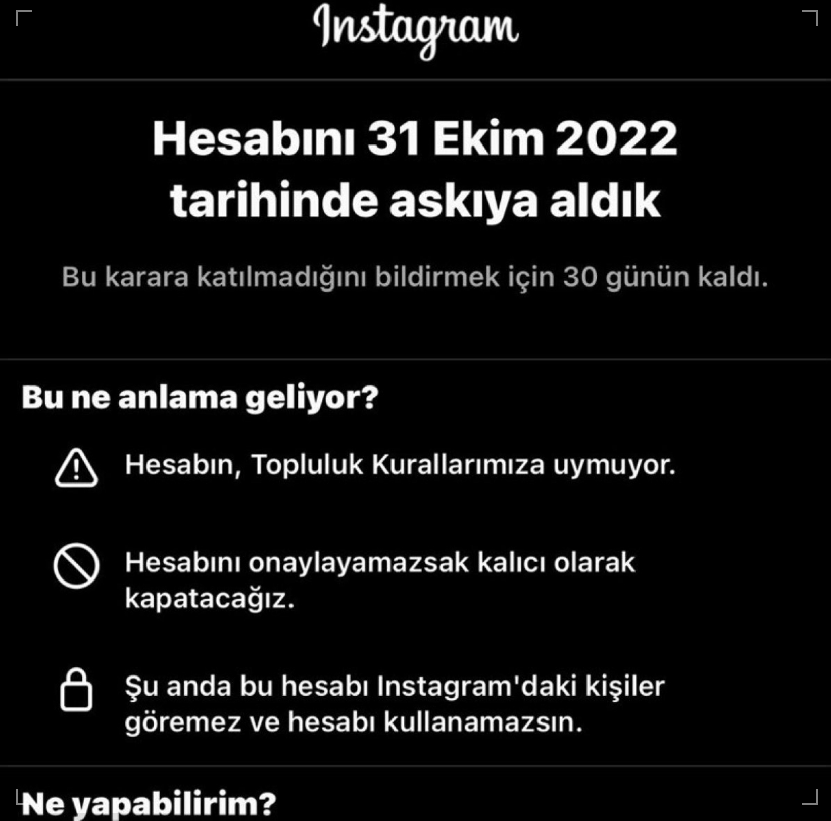 Dünya genelinde Instagram hesapları kapatılıyor