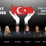 TÜRKİYE TEK YÜREK kampanyası ile tüm radyo ve televizyonlar ortak yayında